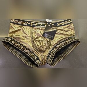 Andrew Christian Gold and Black Boxer Briefs